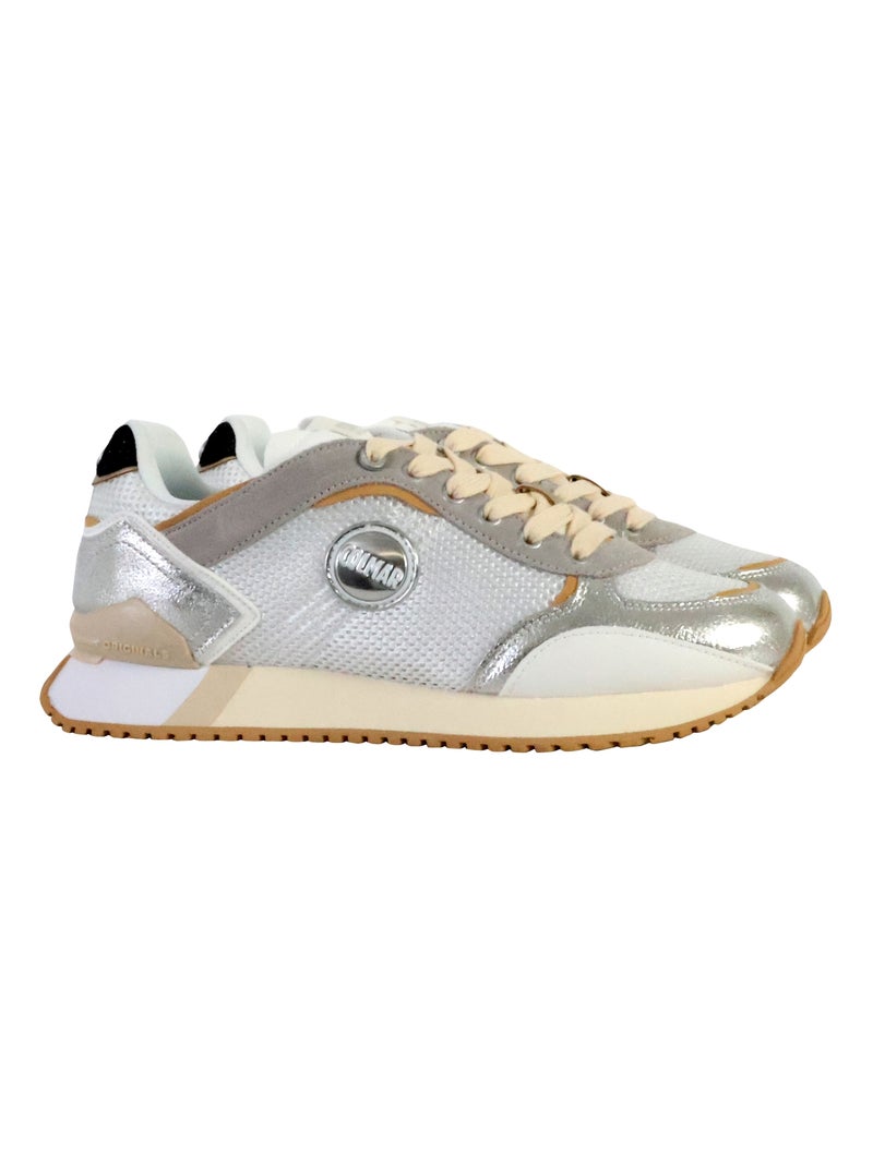 Basket Basse à Lacets Colmar Travis Plus Comet Argent - Kiabi