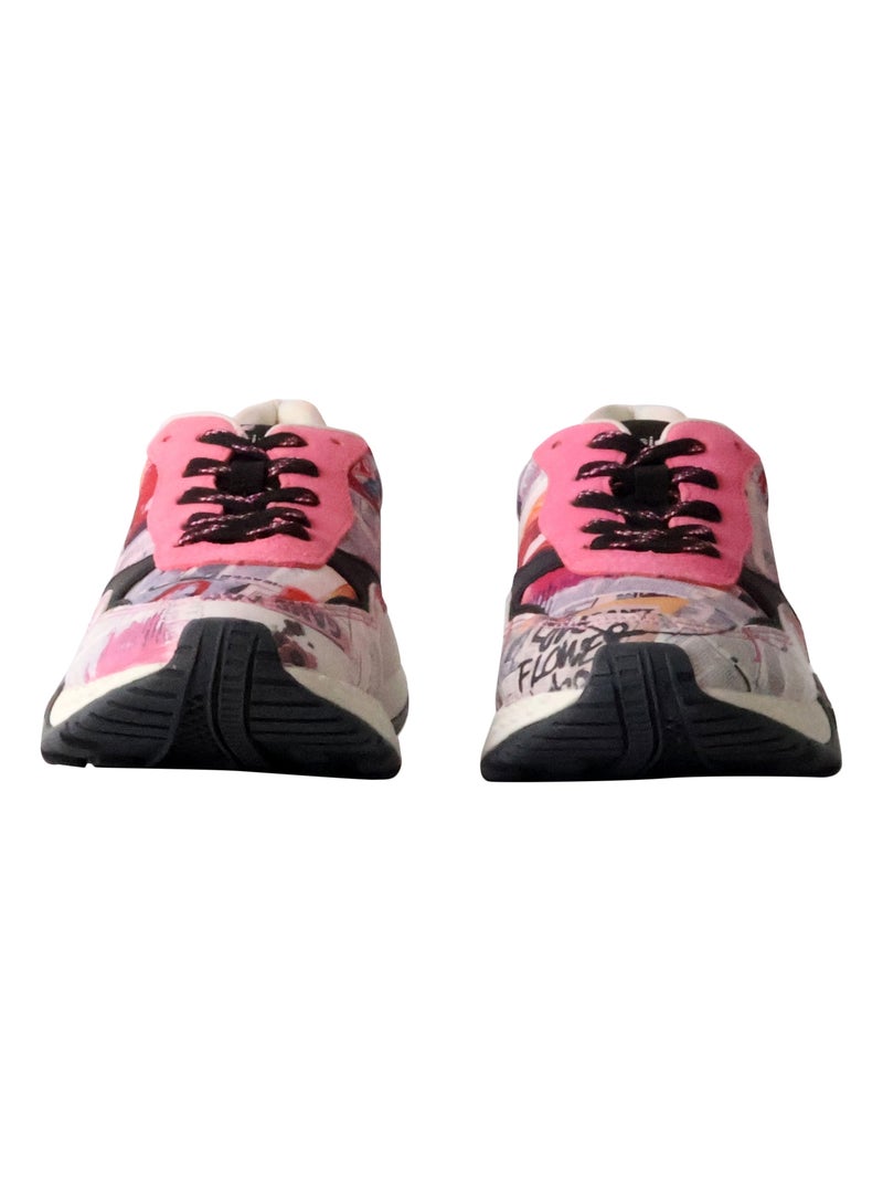 Basket Basse à Lacets Desigual Jogger Digital Multicolore - Kiabi