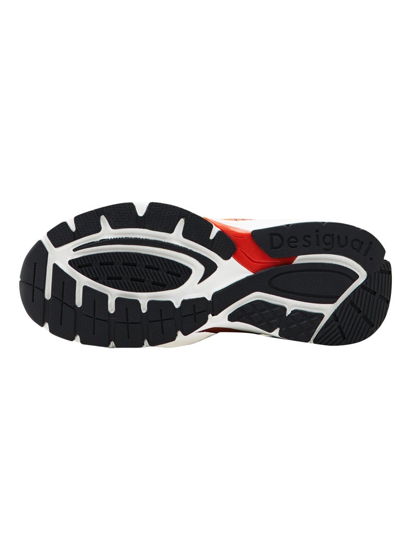 Basket Basse à Lacets Desigual Moon Patch Vestida Jaune - Kiabi