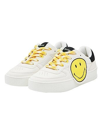 Basket Basse à Lacets Desigual New Fancy Smiley