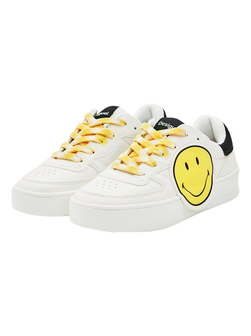 Basket Basse à Lacets Desigual New Fancy Smiley - Kiabi
