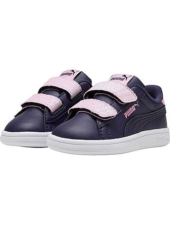 Basket Basse à Lacets Enfant Puma Smash3 0L Glttrvlcr V Inf