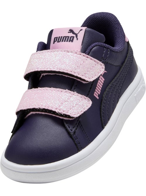 Basket Basse à Lacets Enfant Puma Smash3 0L Glttrvlcr V Inf - Kiabi