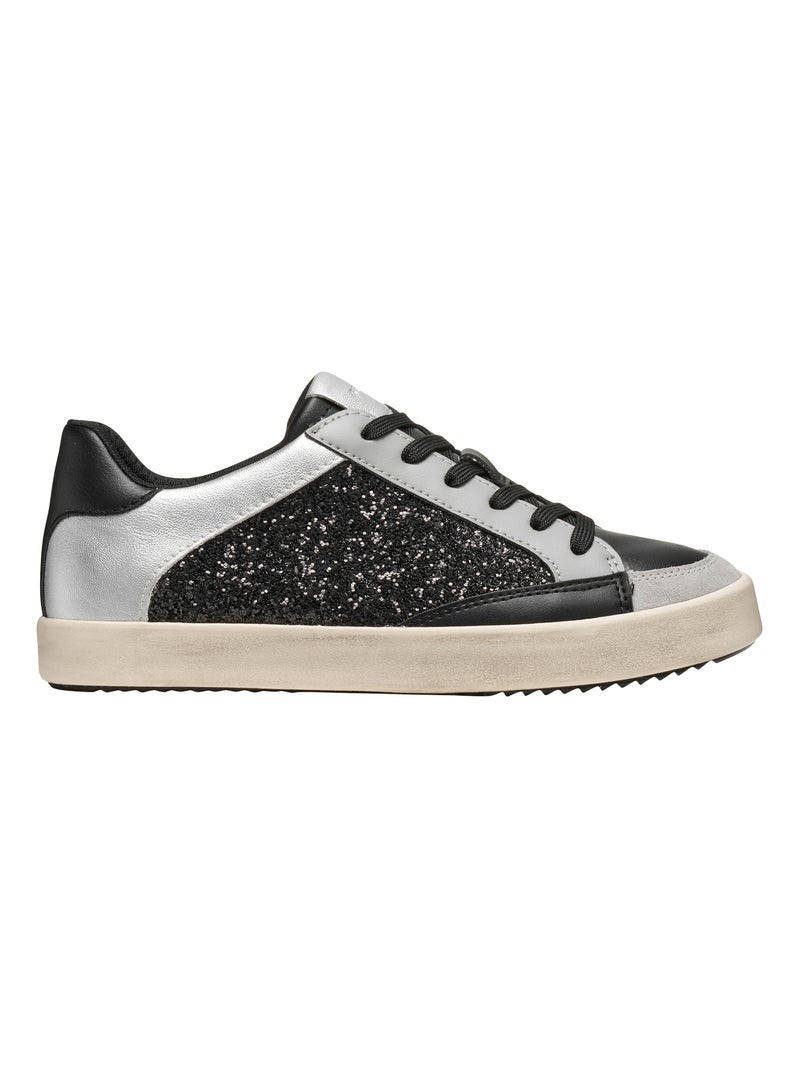 Basket Basse à Lacets Geox Blomiee Noir - Kiabi