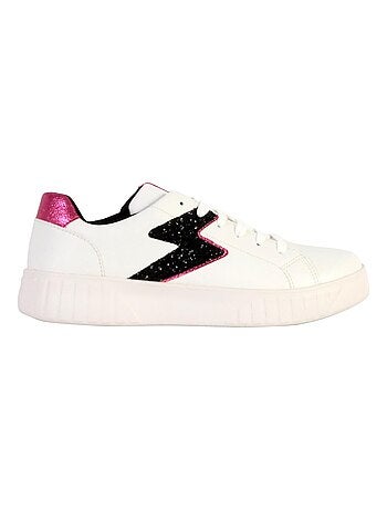 Basket Basse à Lacets Geox Junior Mikiroshi Synth.Lea