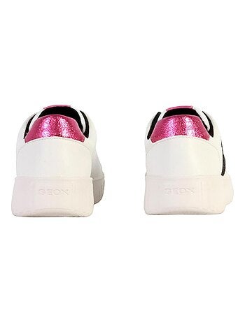 Basket Basse à Lacets Geox Junior Mikiroshi Synth.Lea
