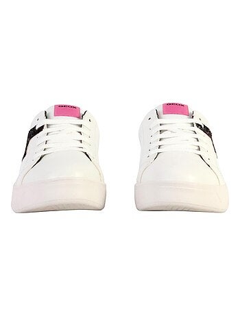 Basket Basse à Lacets Geox Junior Mikiroshi Synth.Lea