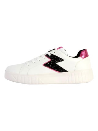 Basket Basse à Lacets Geox Junior Mikiroshi Synth.Lea
