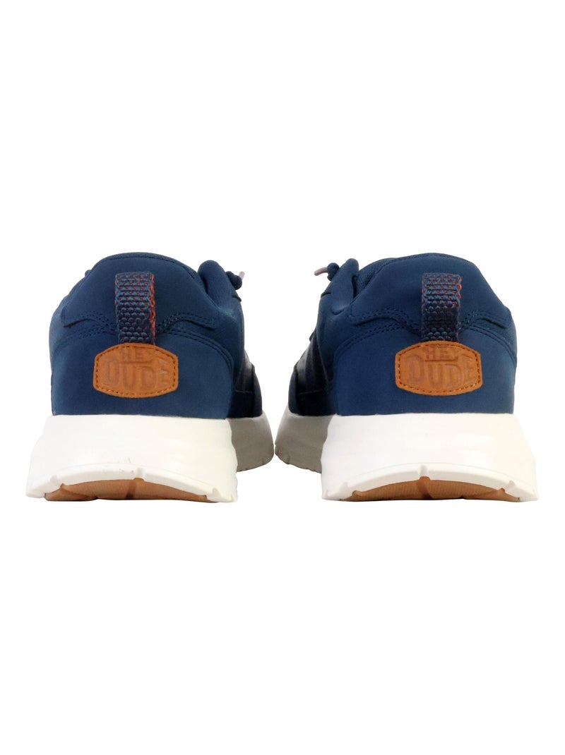 Basket Basse à Lacets Hey Dude Sirocco Alta M Essentials Bleu - Kiabi