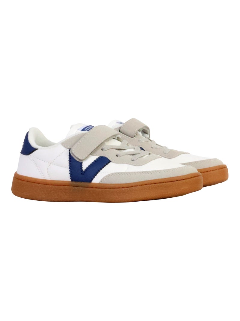 Basket Basse à Lacets Juniors Victoria Bleu marine - Kiabi