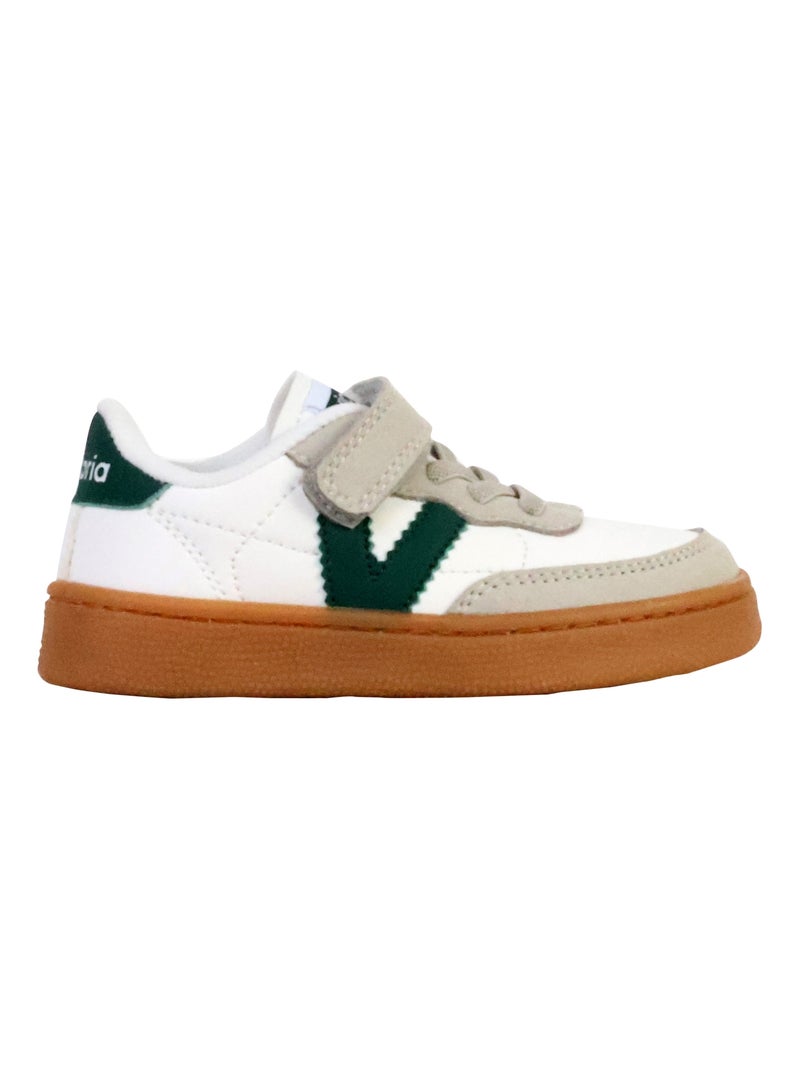 Basket Basse à Lacets Juniors Victoria Vert - Kiabi