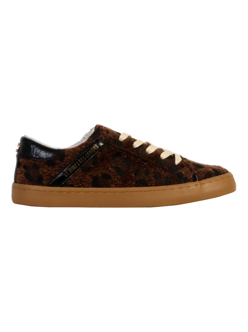 Basket Basse à Lacets Le Temps des Cerises City Beige - Kiabi