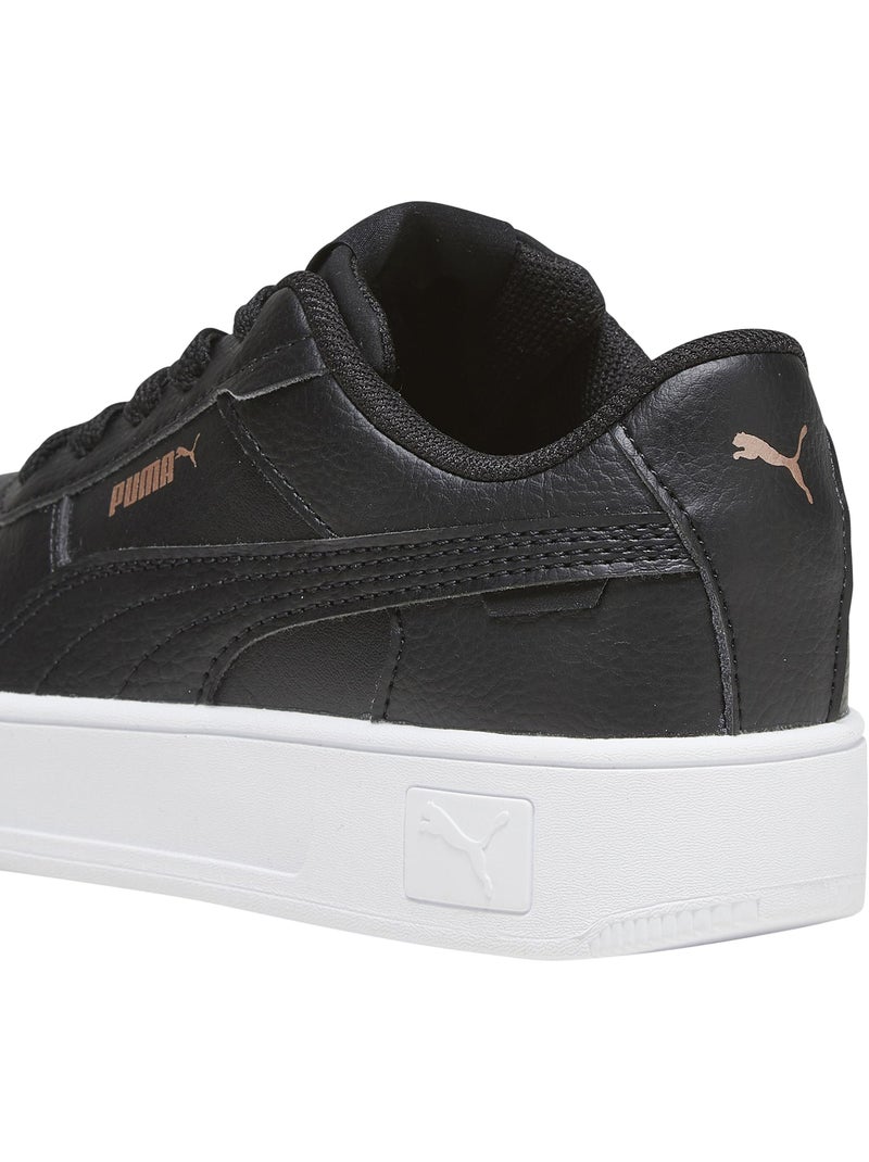 Basket Basse à Lacets Puma Carina Street PS Noir Rose Blanc - Kiabi