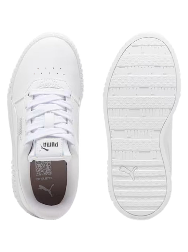 Basket Basse à Lacets Puma Enfant Carina 2.0 Holo 2.0 Ps Blanc - Kiabi