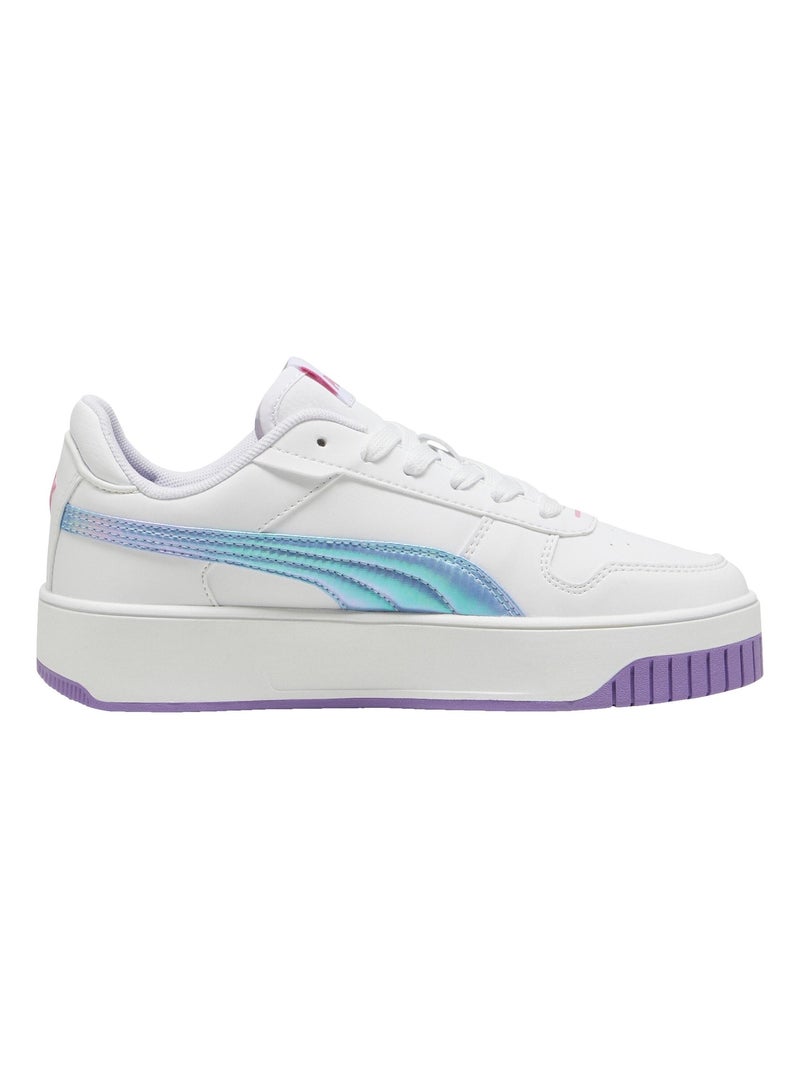 Basket Basse à Lacets Puma Junior Carina Street Bouncy Sky Blanc - Kiabi