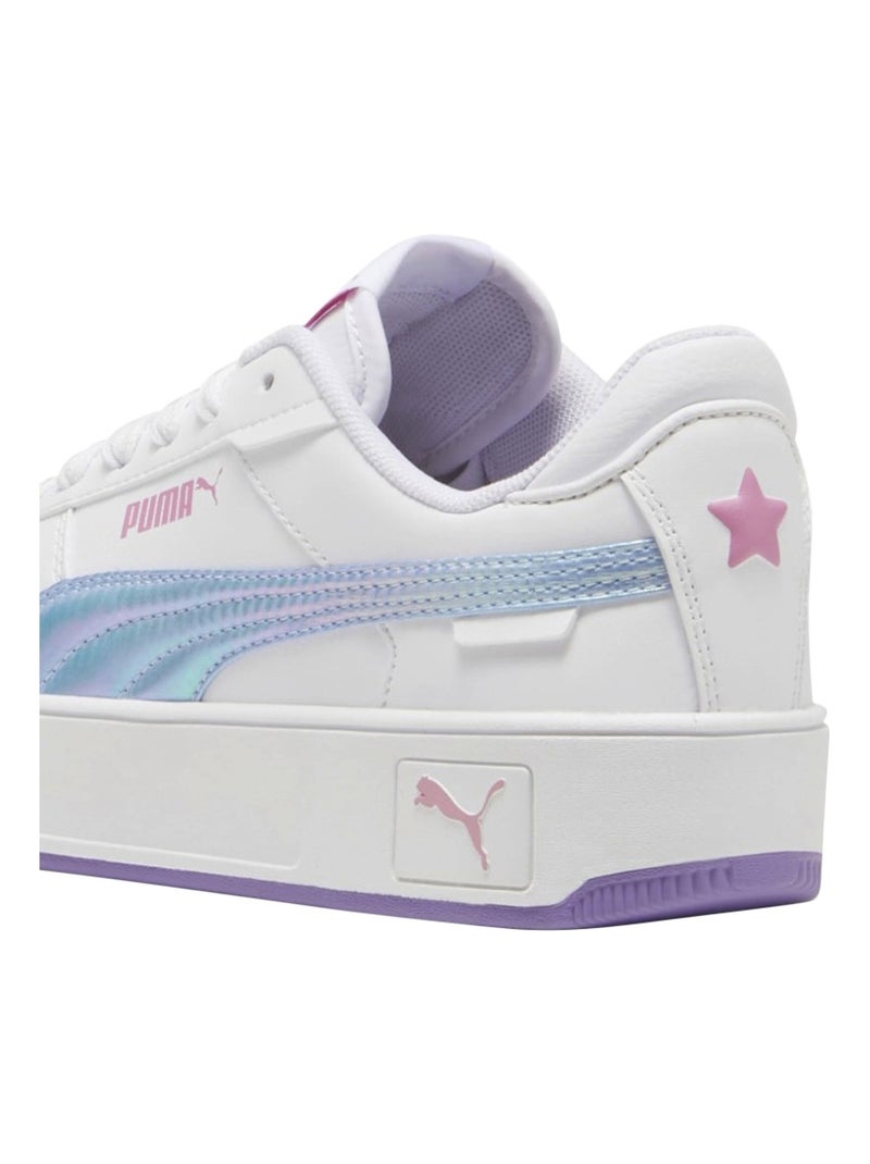 Basket Basse à Lacets Puma Junior Carina Street Bouncy Sky Blanc - Kiabi