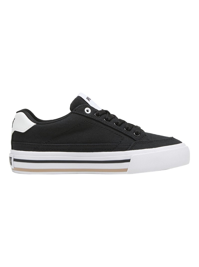 Basket Basse à Lacets Puma Juniors Court Classic Vulc FS Noir - Kiabi