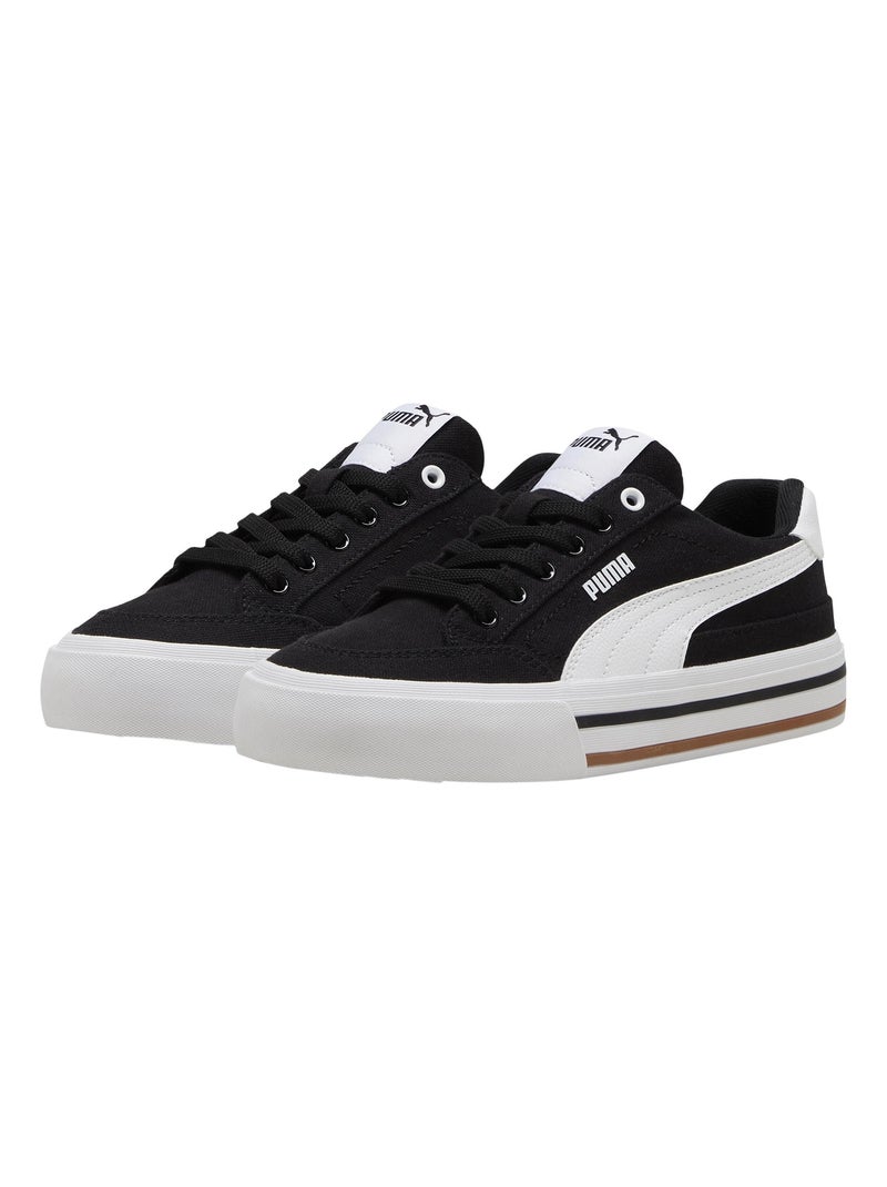 Basket Basse à Lacets Puma Juniors Court Classic Vulc FS Noir - Kiabi