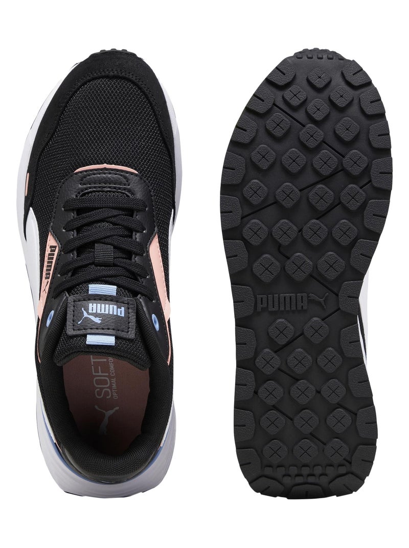 Basket Basse à Lacets Puma Runtamed Plus Noir - Kiabi