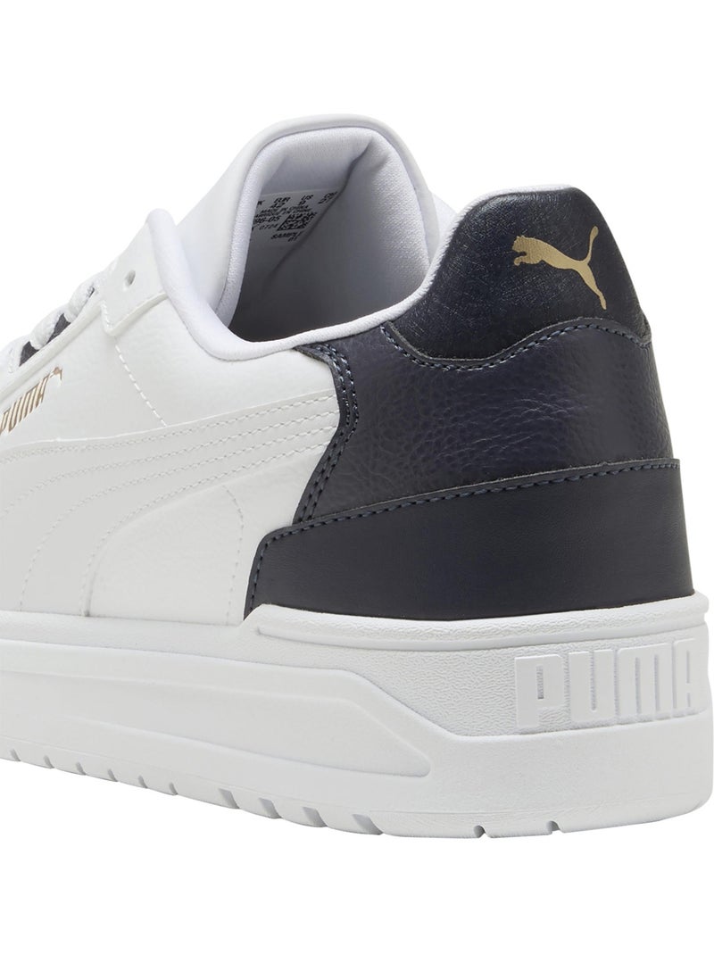 Basket Basse à Lacets Puma Shuffle Downtown Blanc Bleu - Kiabi