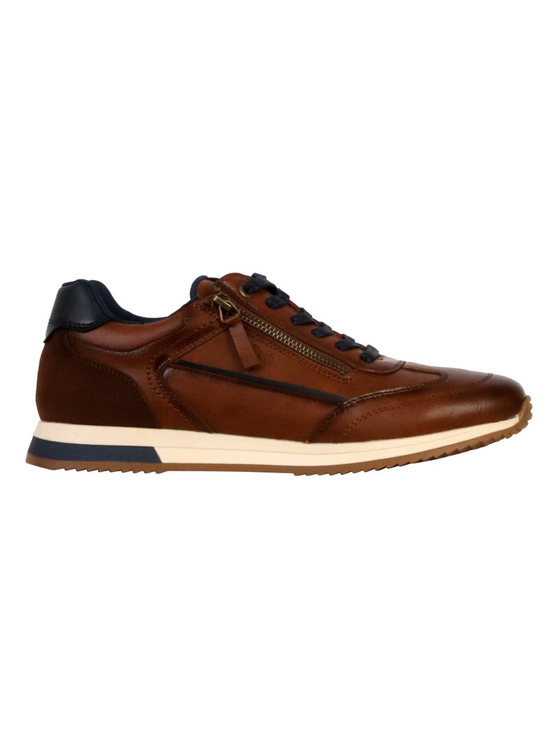 Basket Basse à Lacets Redskins Laken Marron - Kiabi