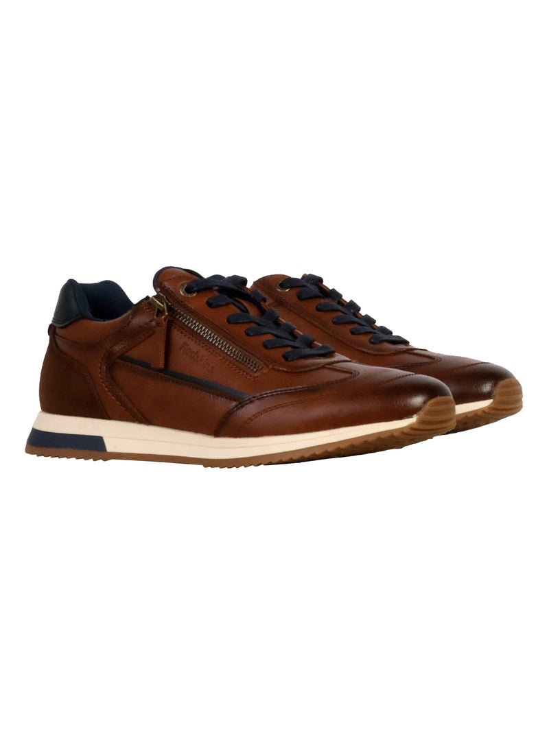 Basket Basse à Lacets Redskins Laken Marron - Kiabi