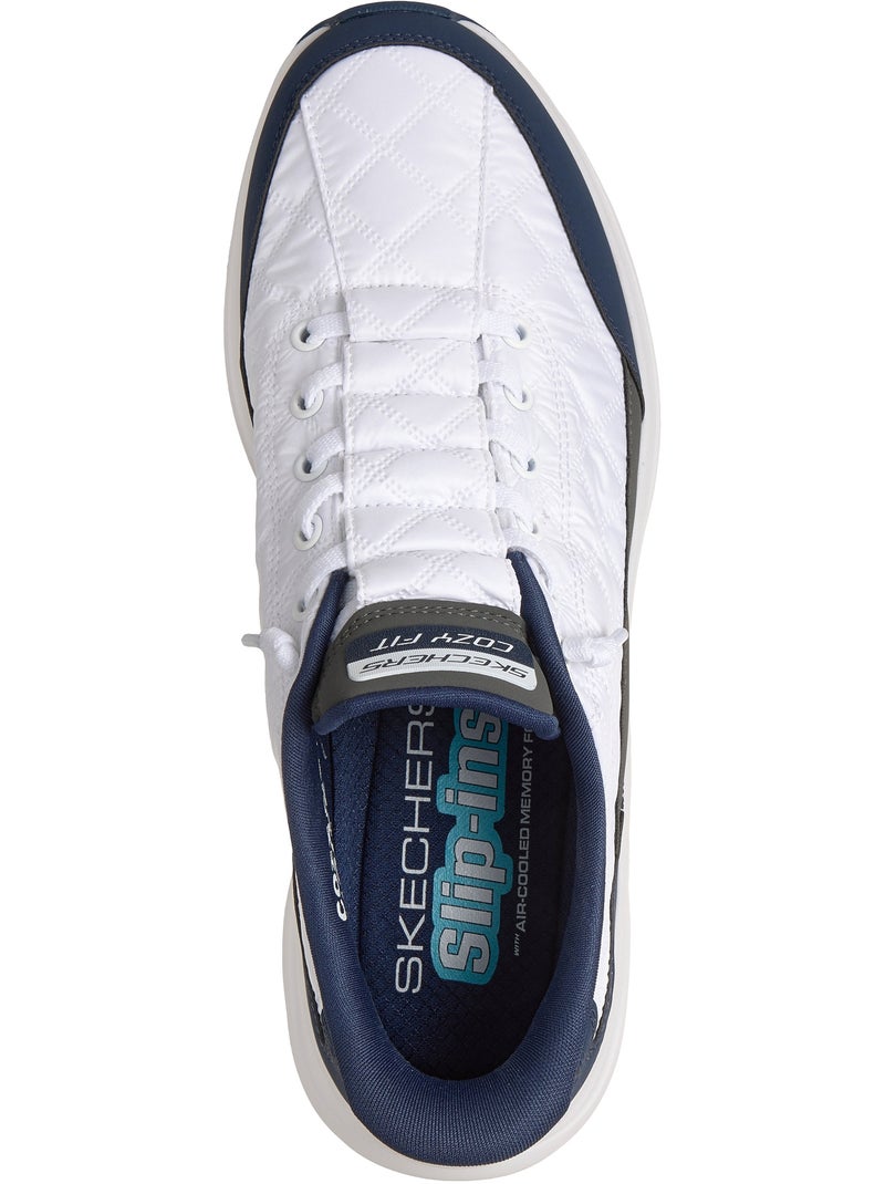 Basket Basse à Lacets Sckechers Contour Foam Cozy Fit Blanc - Kiabi