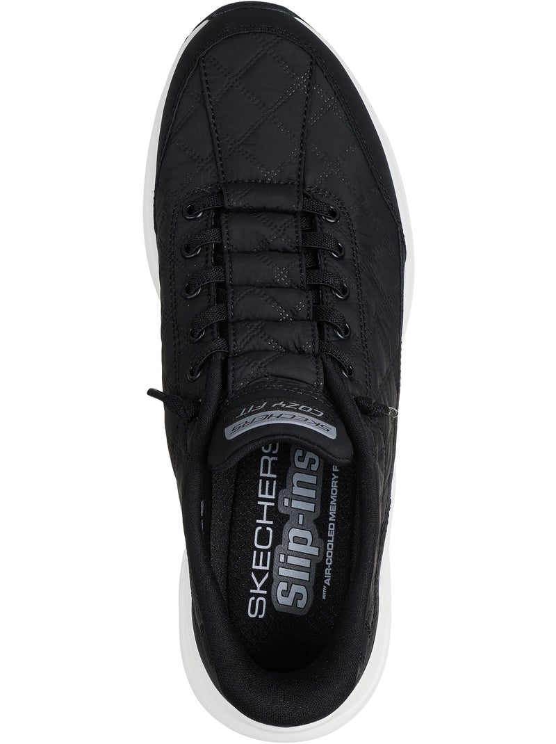 Basket Basse à Lacets Sckechers Contour Foam Cozy Fit Noir - Kiabi