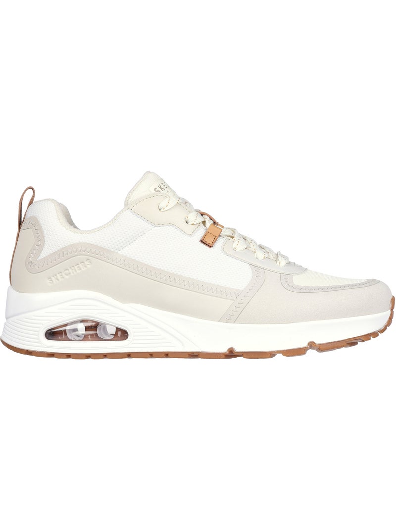 Basket Basse à Lacets Sckechers Uno Layover Blanc - Kiabi