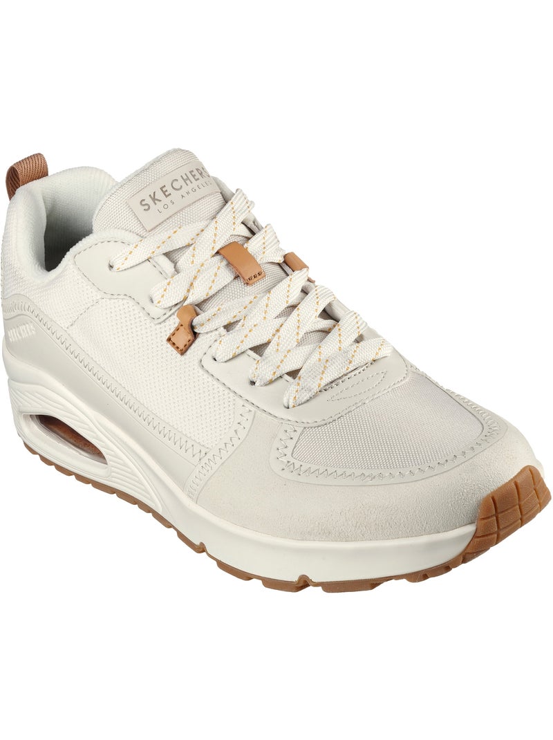 Basket Basse à Lacets Sckechers Uno Layover Blanc - Kiabi