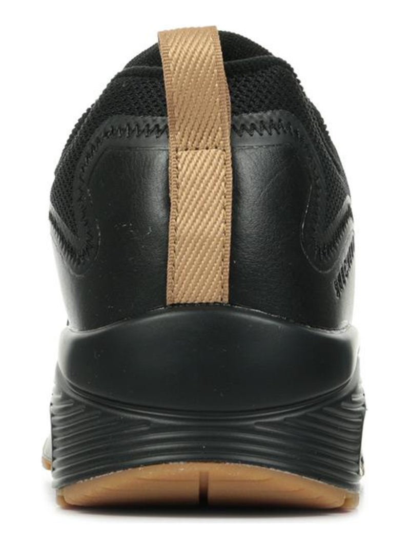 Basket Basse à Lacets Sckechers Uno Layover Noir - Kiabi