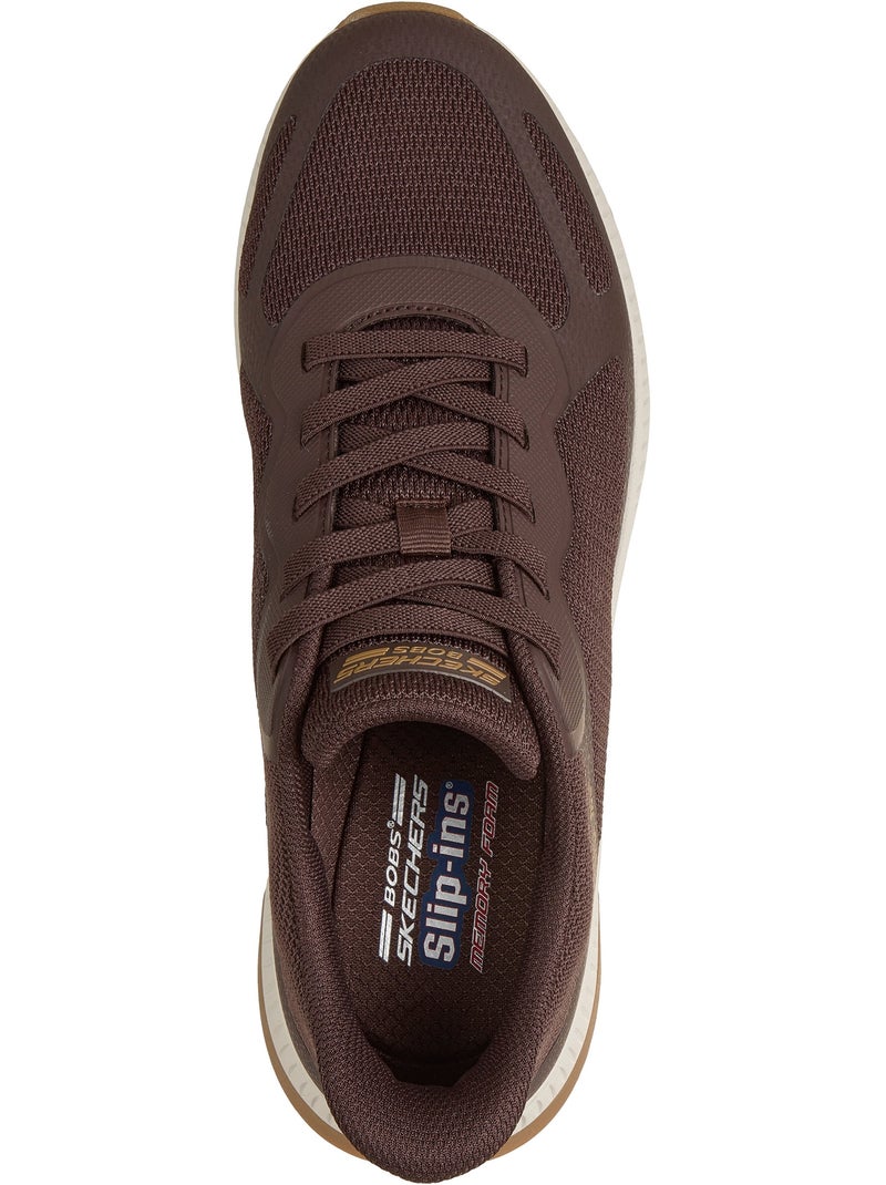 Basket basse à lacets skechers bobs squad 4 Marron - Kiabi