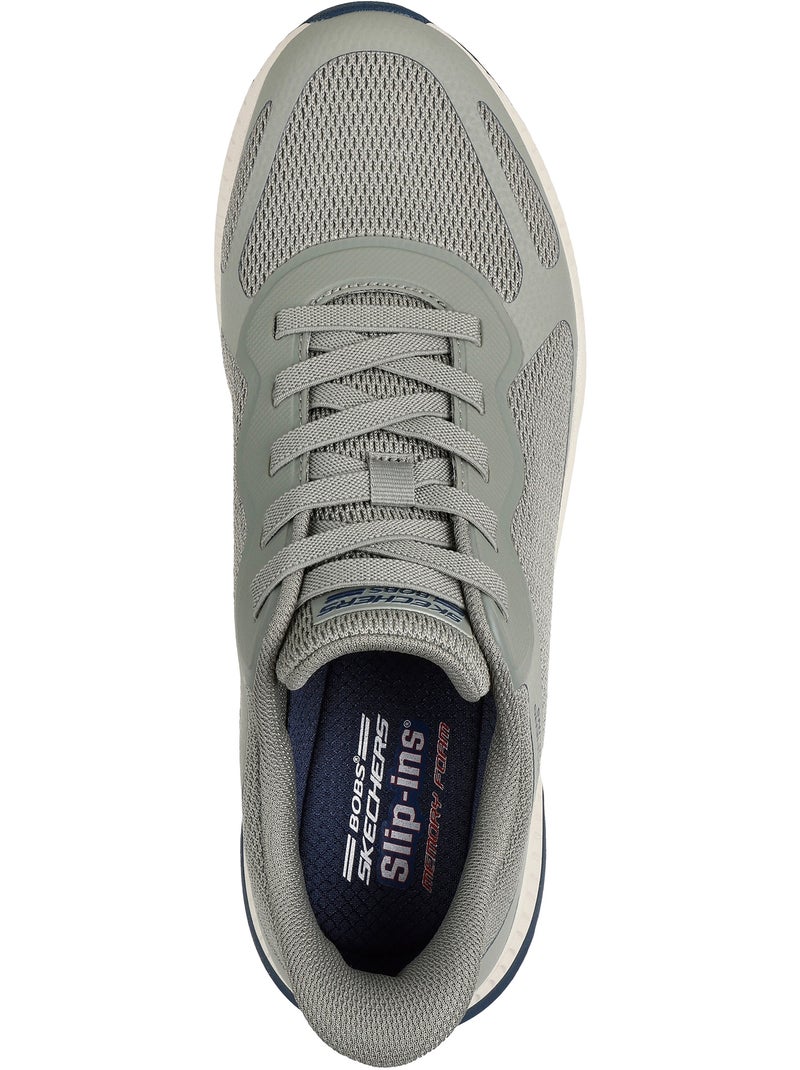 Basket basse à lacets skechers bobs squad 4 Vert olive - Kiabi
