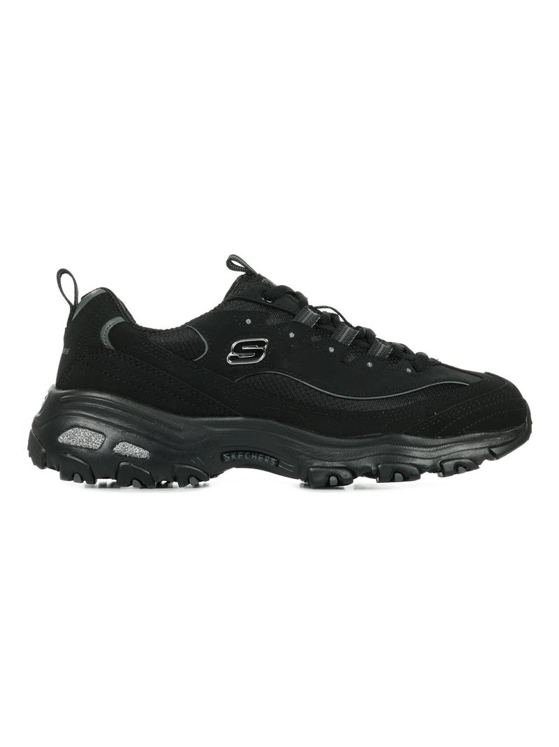 Basket Basse à Lacets Skechers D'Lites Biggest Fan Noir - Kiabi