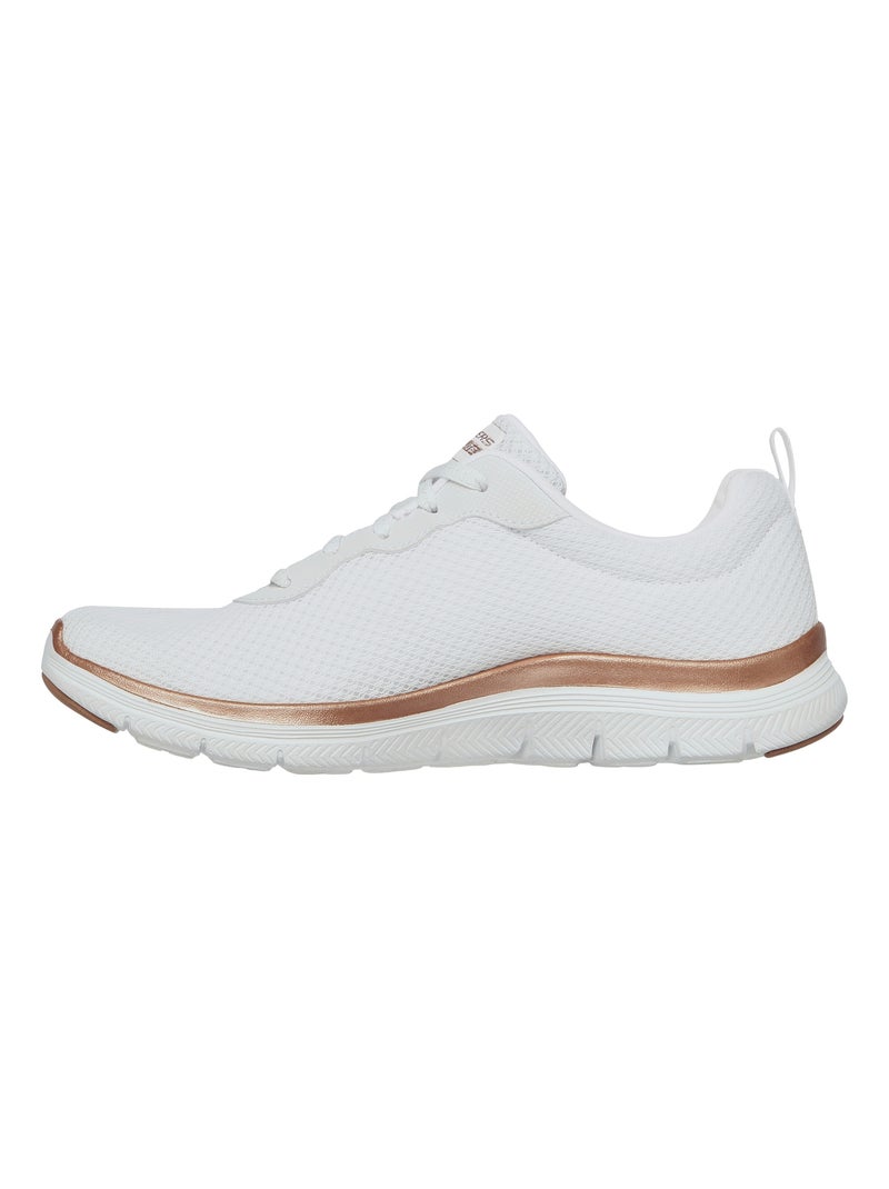 Basket Basse à Lacets Skechers Flex Appeal 4.0 Brilliant View Blanc - Kiabi