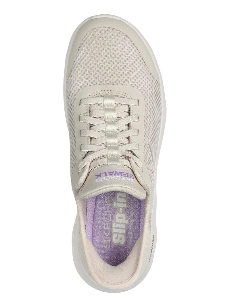 Basket Basse à Lacets Skechers Go Walk Flex Blanc - Kiabi