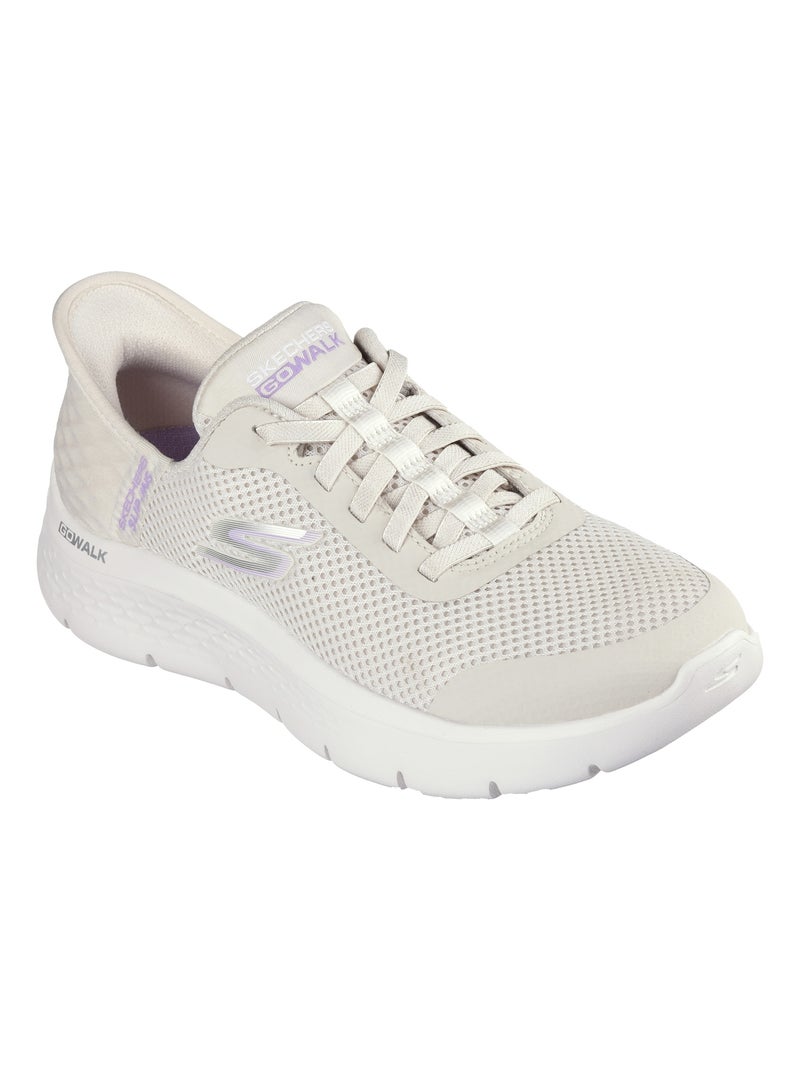 Basket Basse à Lacets Skechers Go Walk Flex Blanc - Kiabi