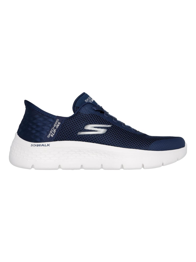 Basket Basse à Lacets Skechers Go Walk Flex Bleu - Kiabi