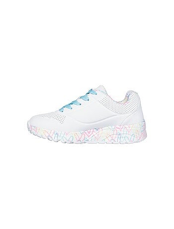 Basket Basse à Lacets Skechers Juniors Uno Lite-Lovely Luv