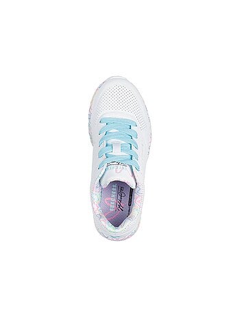 Basket Basse à Lacets Skechers Juniors Uno Lite-Lovely Luv