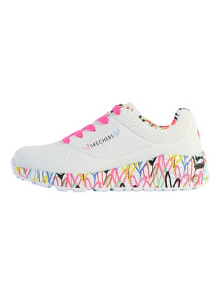 Basket Basse à Lacets Skechers Juniors Uno Lite-Lovely Luv