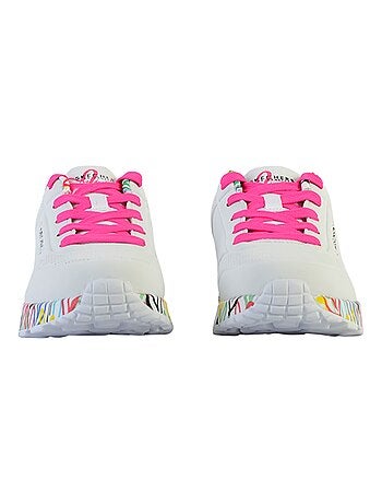 Basket Basse à Lacets Skechers Juniors Uno Lite-Lovely Luv