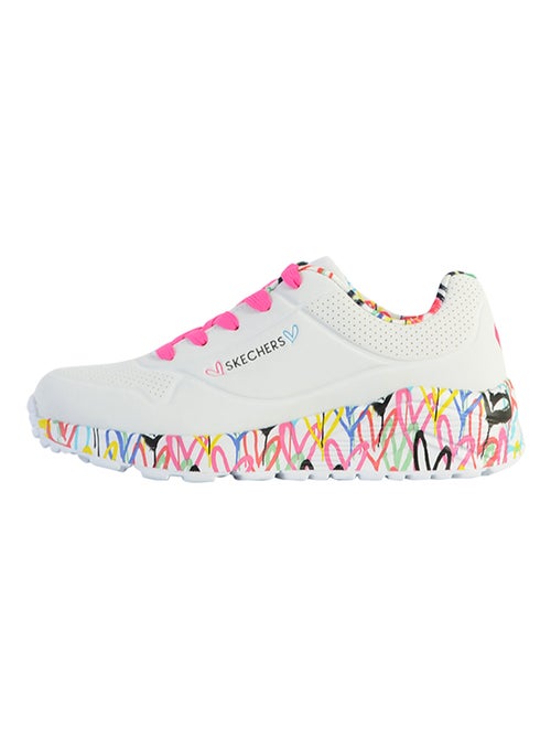 Basket Basse à Lacets Skechers Juniors Uno Lite-Lovely Luv - Kiabi