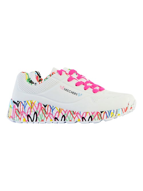 Basket Basse à Lacets Skechers Juniors Uno Lite-Lovely Luv - Kiabi