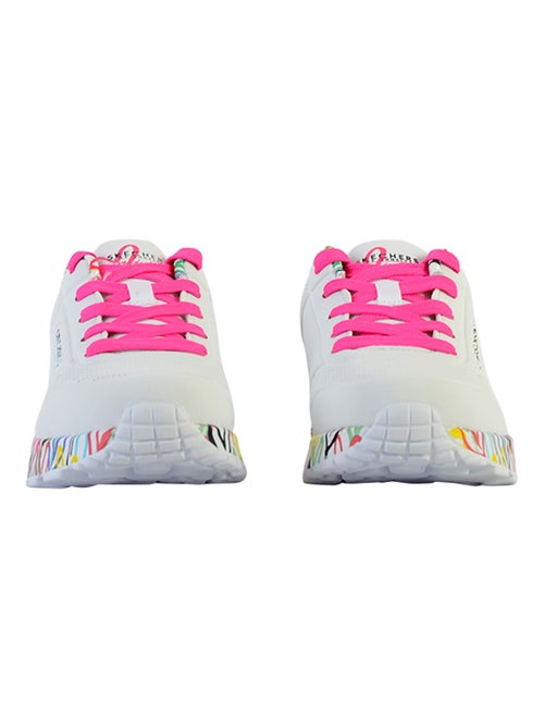 Basket Basse à Lacets Skechers Juniors Uno Lite-Lovely Luv - Kiabi