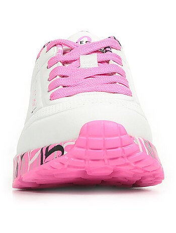Basket Basse à Lacets Skechers Juniors Uno Lite-Lovely Luv