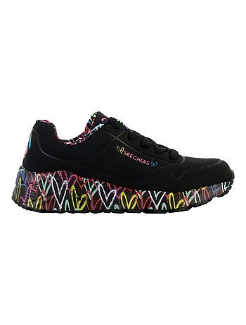 Basket Basse à Lacets Skechers Juniors Uno Lite-Lovely Luv