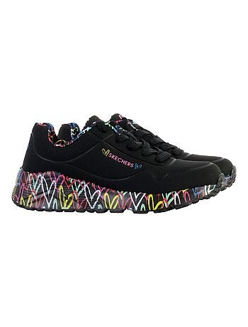 Basket Basse à Lacets Skechers Juniors Uno Lite-Lovely Luv