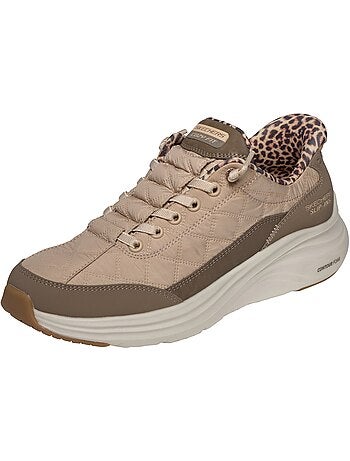 Basket basse à lacets skechers leopard dream