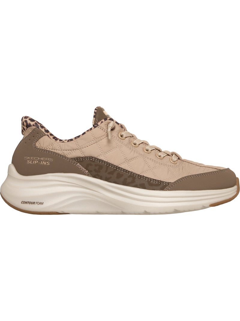 Basket basse à lacets skechers leopard dream Marron - Kiabi